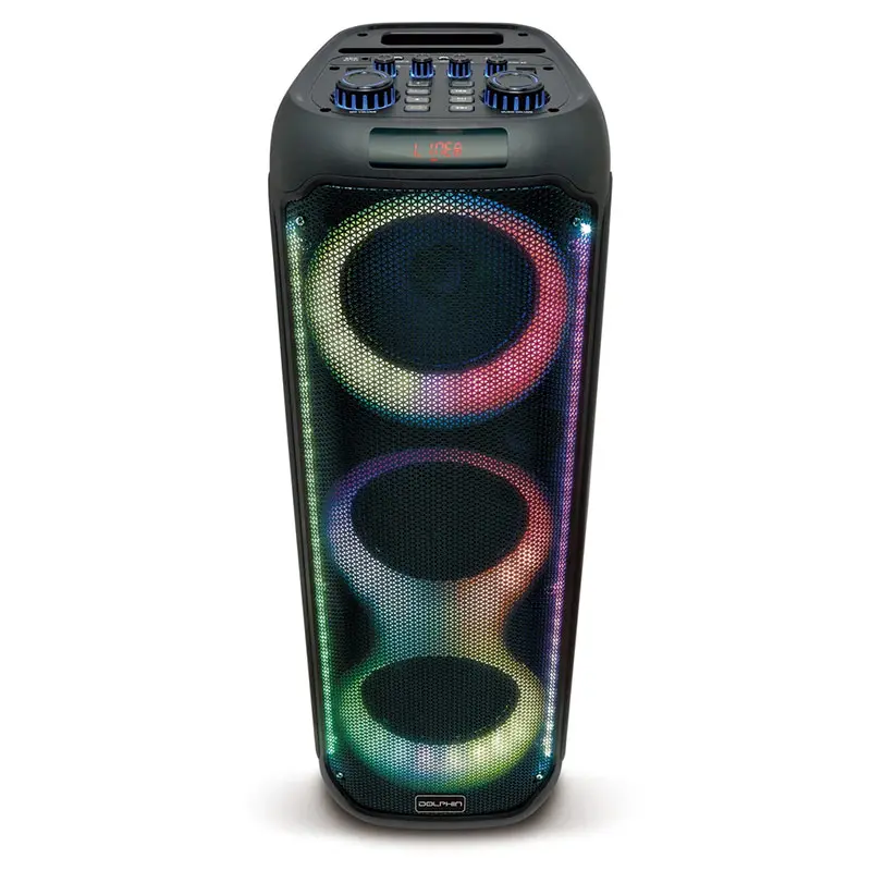 Bocina Dolphin KP-380 Karaoke Speaker Bluetooth 3800W Negro (2).webp