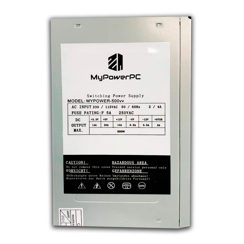 Fuente de Poder 500W MyPowerPC