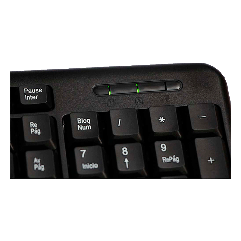 Teclado y Mouse Alámbrico Argom Classic Negro Español