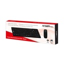 Teclado y Mouse Inalámbrico Argom Classic USB Negro Español