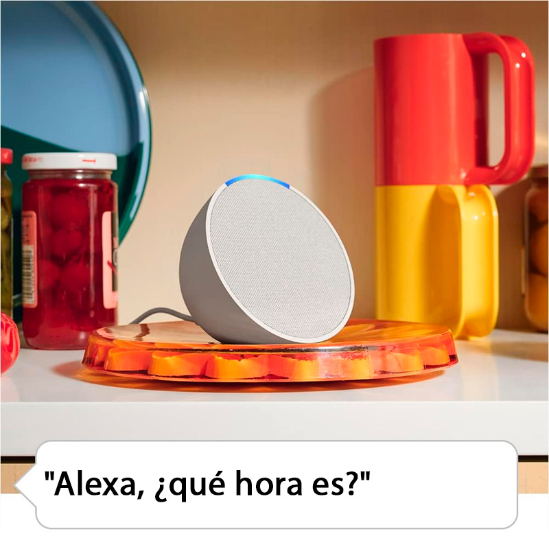 Bocina Inteligente Amazon Echo Pop Smart Lavanda Con Alexa
