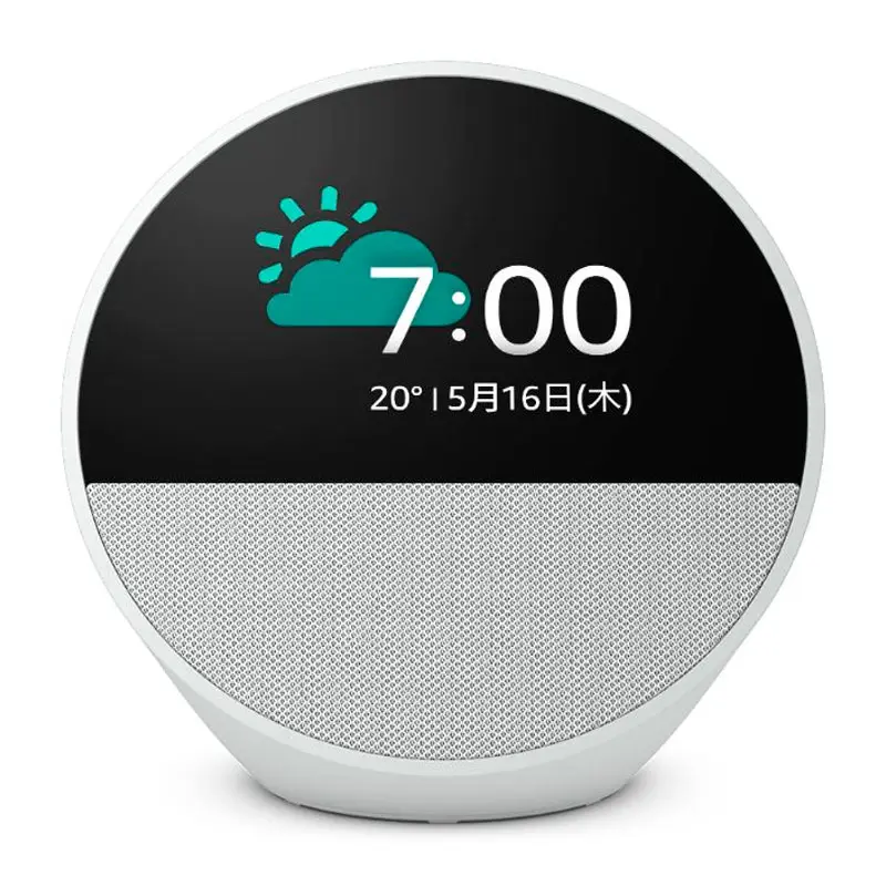 Bocina Inteligente Amazon Echo Spot Smart Blanca Con Alexa.webp