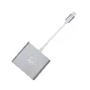 Adaptador USB-C a HDMI UnnoTekno Plateado.webp