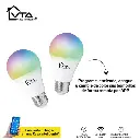Bombilla LED Inteligente VTA Alva E27 RGB + Smart Home Wi-Fi 125VAC 2pc (2).webp