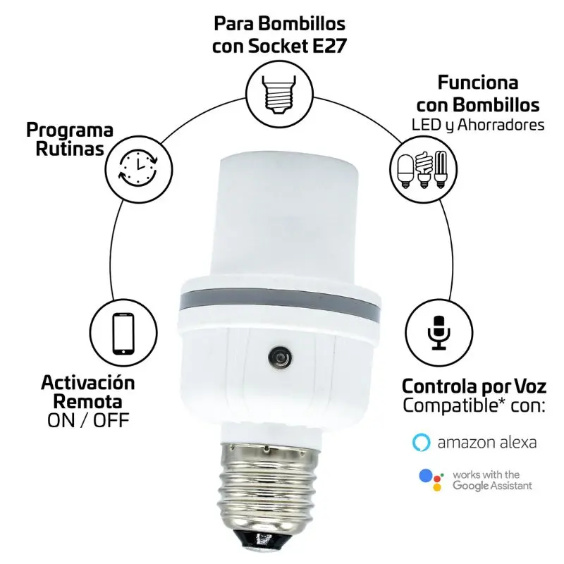 Roseta Inteligente VTA para Foco Bombillo + Smart Home Wi-Fi (1).webp