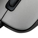 Mouse Alámbrico Klip Xtreme Shadow Óptico 1600DPI Gris
