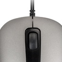 Mouse Alámbrico Klip Xtreme Shadow Óptico 1600DPI Gris
