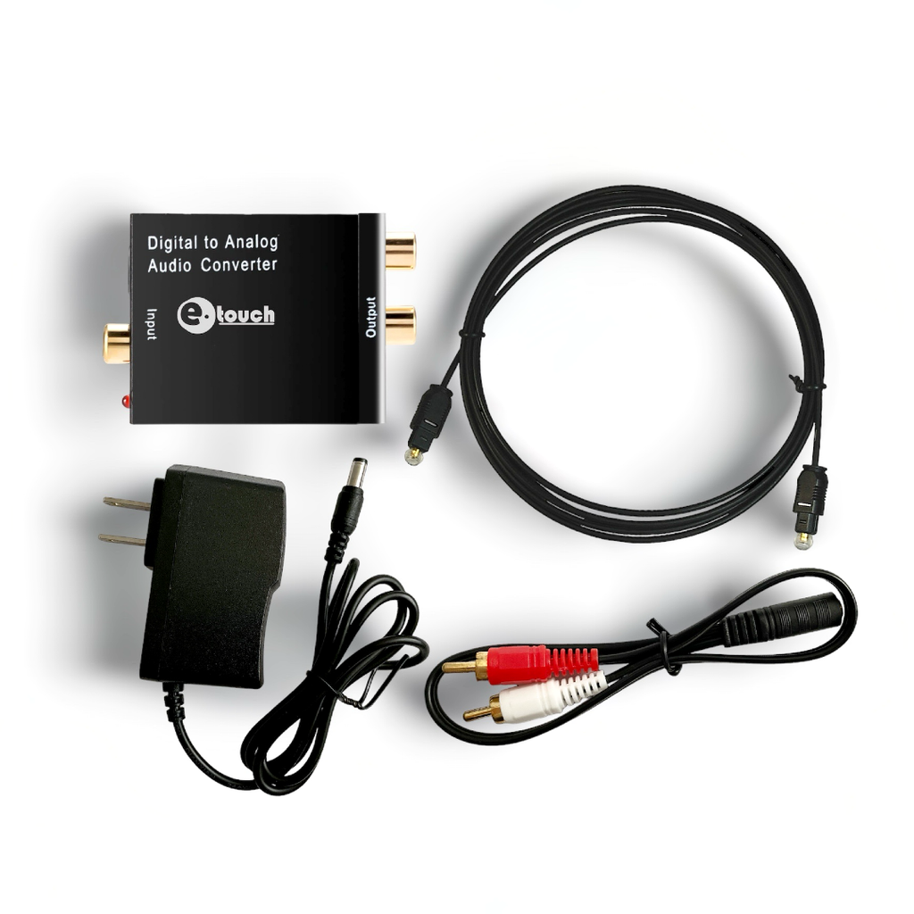 Convertidor de audio optico digital a RCA