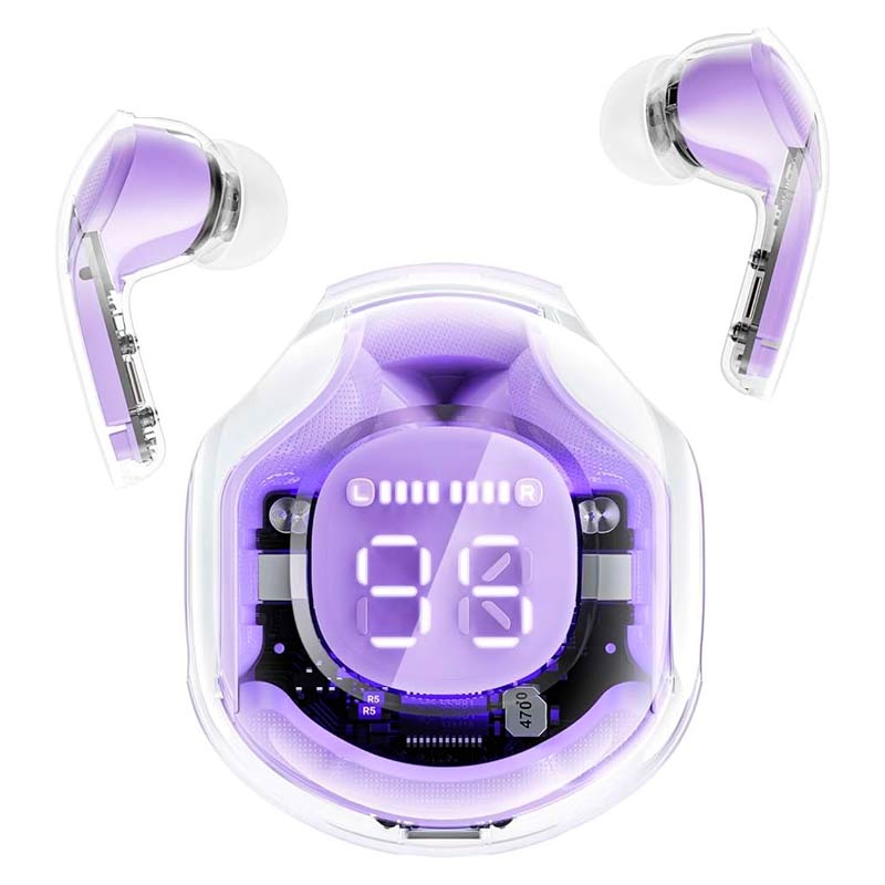 Audífonos Unno Tekno HS7508VT Bluetooth In-Ear Colores TWS con Micrófono Morado