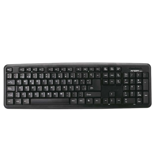 Teclado Alámbrico Argom Classic USB Negro Español