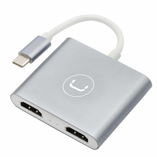 Adaptador USB-C a HDMI Unno Tekno Plateado