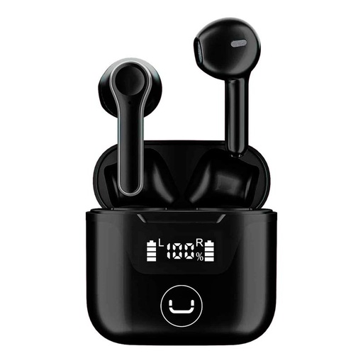 Audífonos Unno Tekno HS7507BK Bluetooth In-Ear Hyper TWS con Micrófono Negro